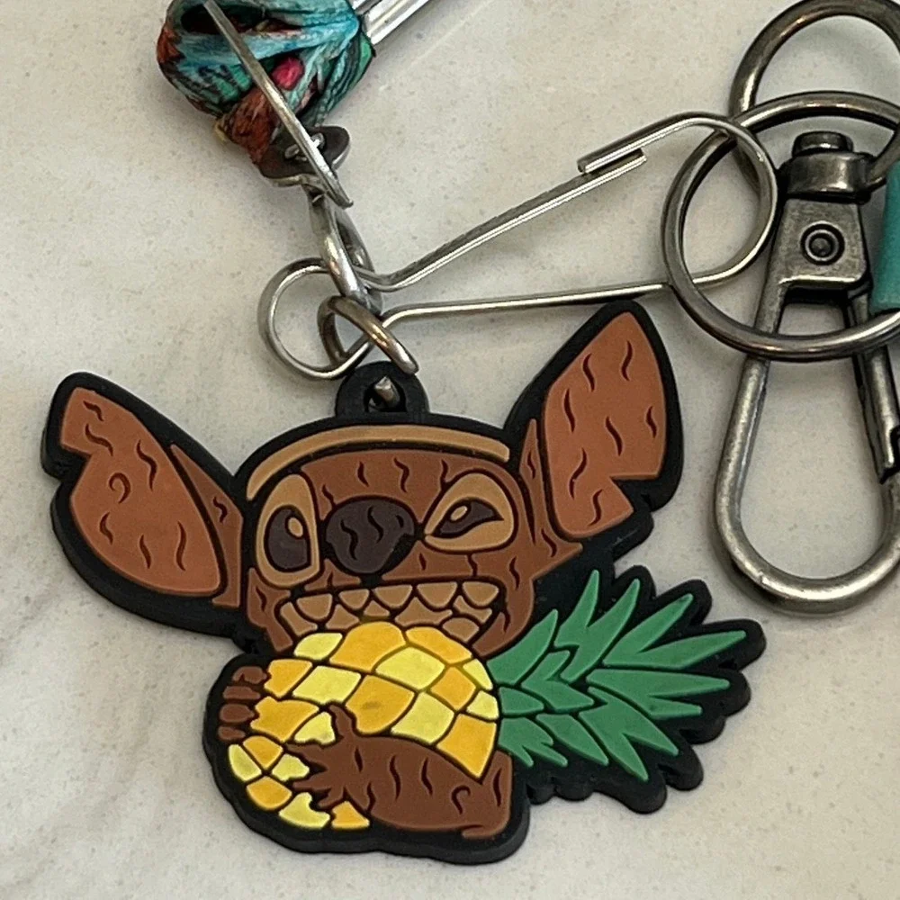 Loungefly Wallet Disney Stitch Lanyard ID Holder Coin Purse Travel‎ Keychain
